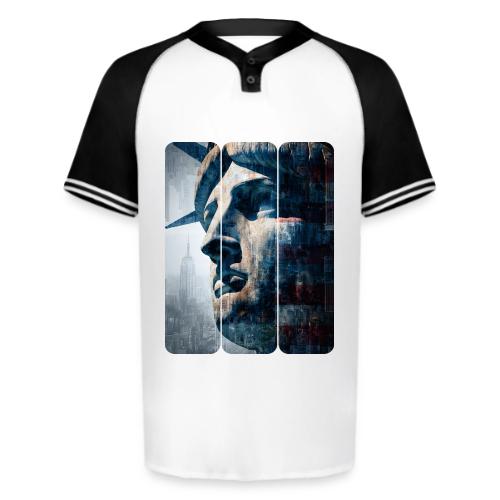 USA: Urban Liberty Triptych - Augusta Sportswear Men's Cutter Henley Jersey
