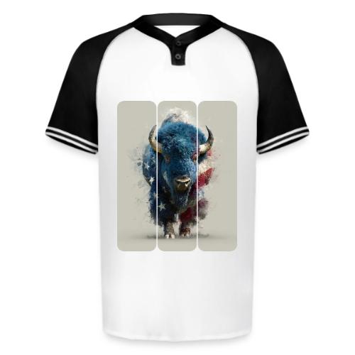 USA: Spirit of the Plains - Augusta Sportswear Men's Cutter Henley Jersey