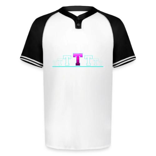 Letter T – Capital Varsity Alphabet Monogram - Augusta Sportswear Men's Cutter Henley Jersey