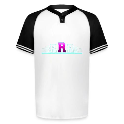 Letter R – Capital Varsity Alphabet Monogram - Augusta Sportswear Men's Cutter Henley Jersey
