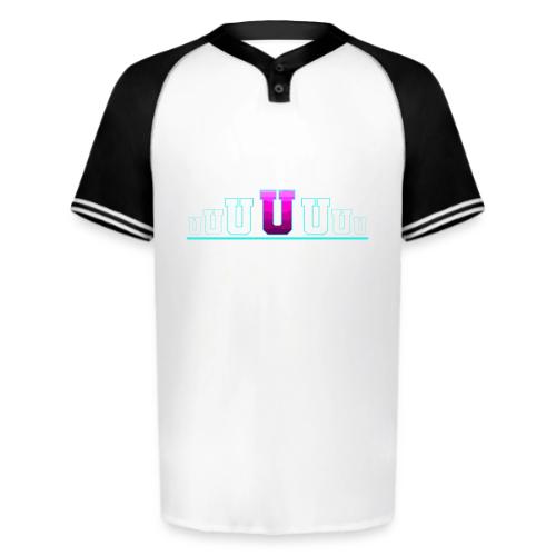 Letter U – Capital Varsity Alphabet Monogram - Augusta Sportswear Men's Cutter Henley Jersey