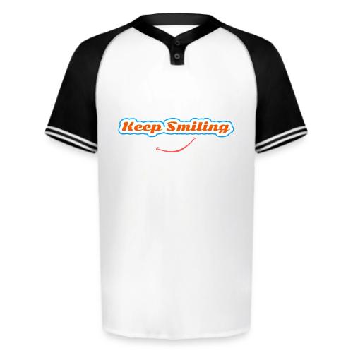 Keep Smiling Positive Vibes Graphic - Augusta Sportswear Men's Cutter Henley Jersey