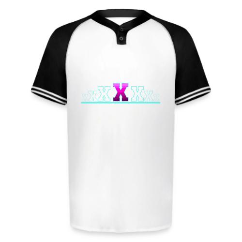 Letter X – Capital Varsity Alphabet Monogram - Augusta Sportswear Men's Cutter Henley Jersey