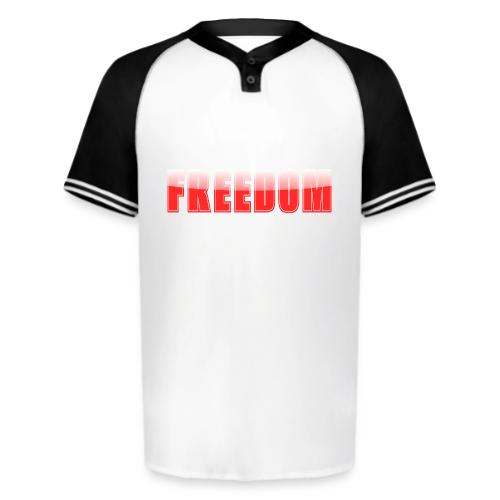 Freedom Typography Design - Augusta Sportswear Men's Cutter Henley Jersey