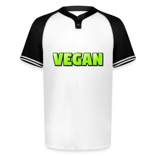 Vegan Bold Green Typography Design - Augusta Sportswear Men's Cutter Henley Jersey