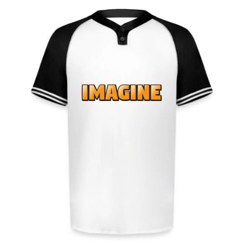 Imagine Word Art – Creative Gradient Design - Augusta Sportswear Men's Cutter Henley Jersey