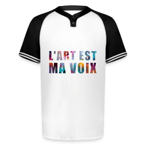Art is my voice - Augusta Sportswear Men's Cutter Henley Jersey