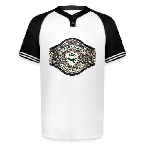 Nap Champion Belt T Shirt - Augusta Sportswear Men's Cutter Henley Jersey