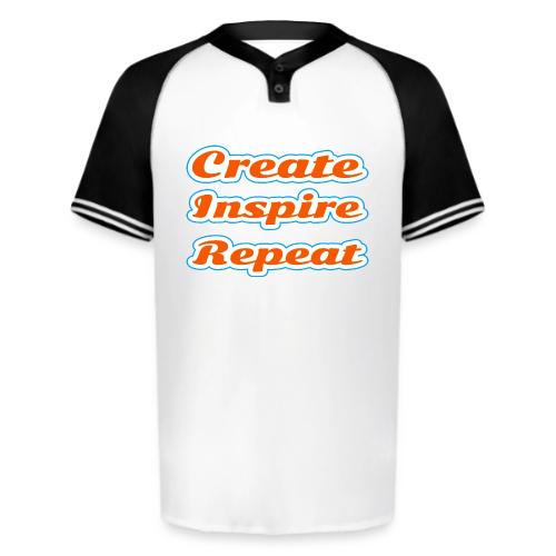 Create, Inspire, Repeat — Artist Life Script - Augusta Sportswear Men's Cutter Henley Jersey