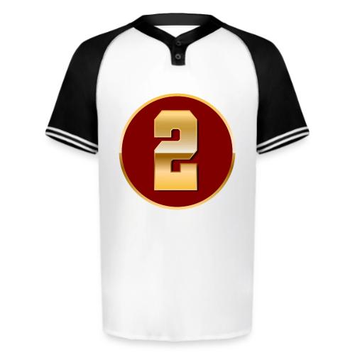 Number 2 in Gold Varsity Font - Augusta Sportswear Men's Cutter Henley Jersey