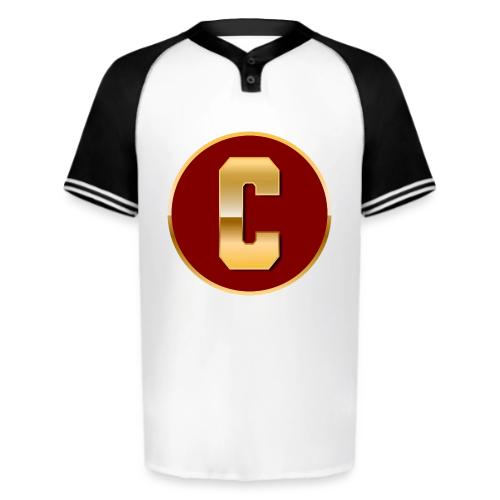 Letter C – Capital Varsity Alphabet Monogram - Augusta Sportswear Men's Cutter Henley Jersey