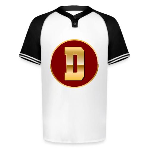Letter D – Capital Varsity Alphabet Monogram - Augusta Sportswear Men's Cutter Henley Jersey