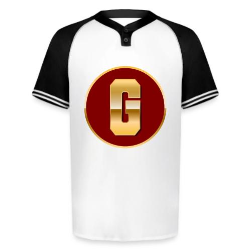 Letter G – Capital Varsity Alphabet Monogram - Augusta Sportswear Men's Cutter Henley Jersey