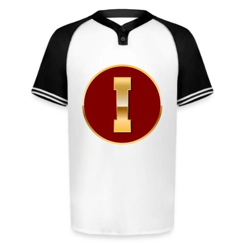 Letter I – Capital Varsity Alphabet Monogram - Augusta Sportswear Men's Cutter Henley Jersey