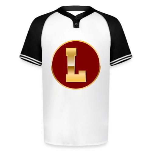 Letter L – Capital Varsity Alphabet Monogram - Augusta Sportswear Men's Cutter Henley Jersey