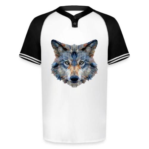 Wolf: Chromatic Wild Gaze - Augusta Sportswear Men's Cutter Henley Jersey