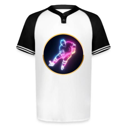 Hockey: Neon Ice Striker - Augusta Sportswear Men's Cutter Henley Jersey