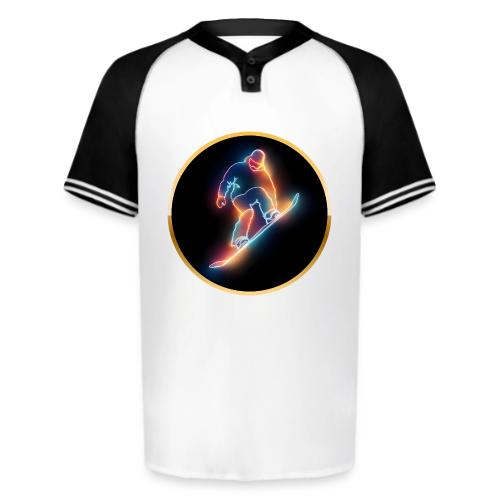 Golden Neon Snowboard - Augusta Sportswear Men's Cutter Henley Jersey