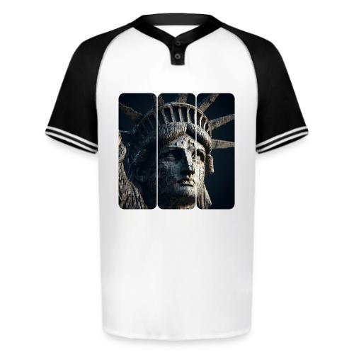 USA: Liberty in Shadows - Augusta Sportswear Men's Cutter Henley Jersey