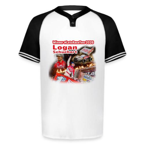 Logan Schuchart #LetsRaceTwo Winner - Augusta Sportswear Men's Cutter Henley Jersey