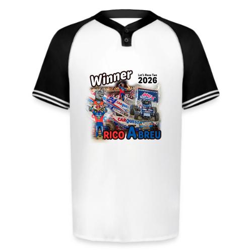 Rico Abreu #LetsRaceTwo Winner - Augusta Sportswear Men's Cutter Henley Jersey