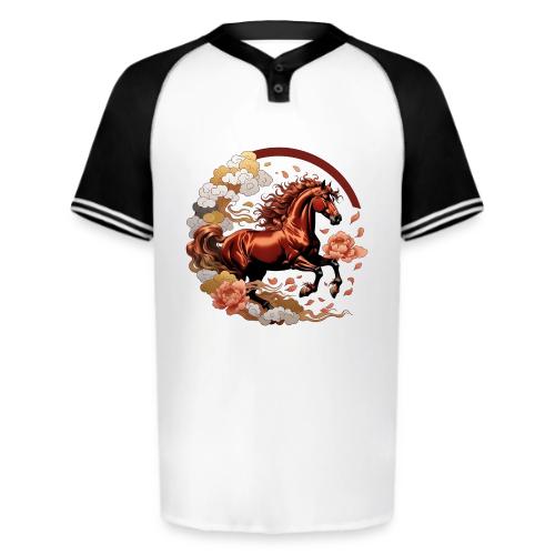 Year of the Horse T Shirt, Lunar New Year Gift - Augusta Sportswear Men's Cutter Henley Jersey
