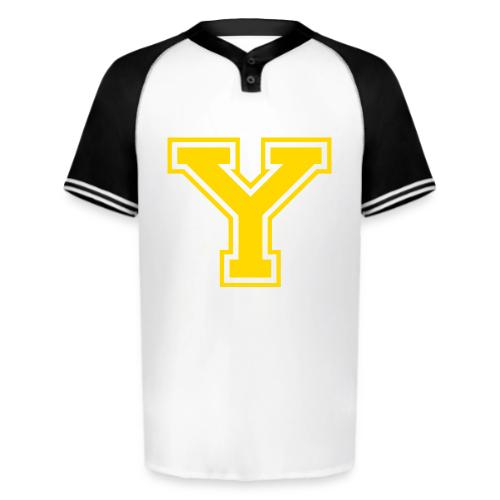 Letter Y – Capital Athletic Alphabet Monogram - Augusta Sportswear Men's Cutter Henley Jersey
