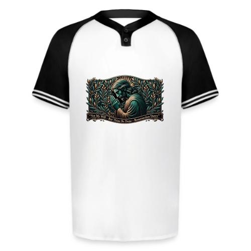 Easter Not My Will Gethsemane T Shirt, Bro Gift - Augusta Sportswear Men's Cutter Henley Jersey