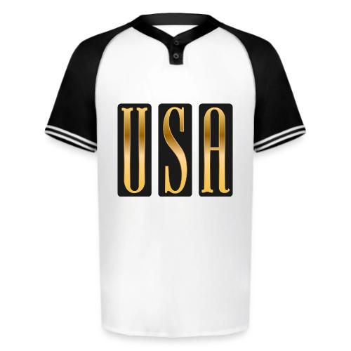 USA Gold Monolith - Augusta Sportswear Men's Cutter Henley Jersey