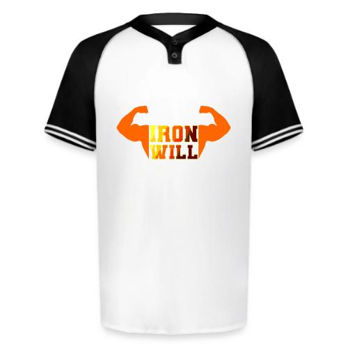 Bodybuilding: Iron Will Power - Augusta Sportswear Men's Cutter Henley Jersey