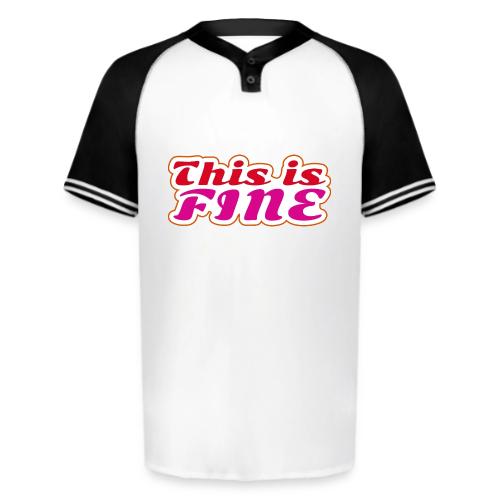 This Is Fine - Augusta Sportswear Men's Cutter Henley Jersey