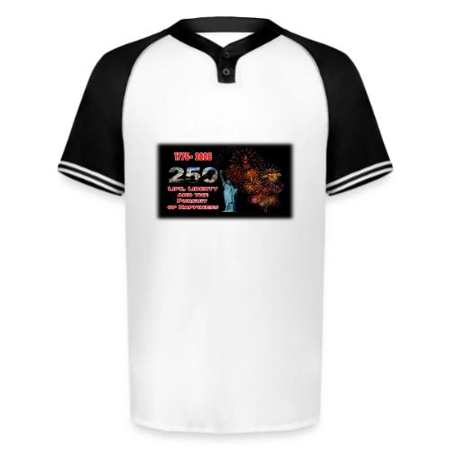 1776 - 2026 - 250 Years USA | Fireworks - Augusta Sportswear Men's Cutter Henley Jersey