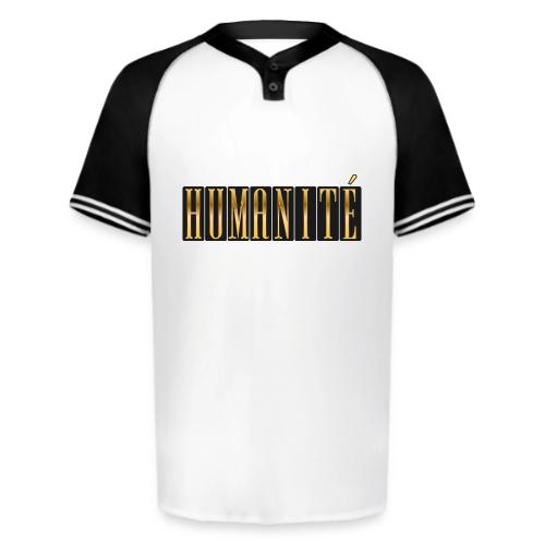 Humanity in Golden Letters - Augusta Sportswear Men's Cutter Henley Jersey