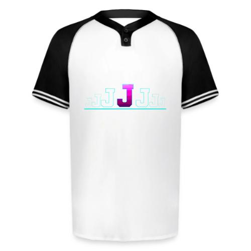 Letter J – Capital Varsity Alphabet Monogram - Augusta Sportswear Men's Cutter Henley Jersey