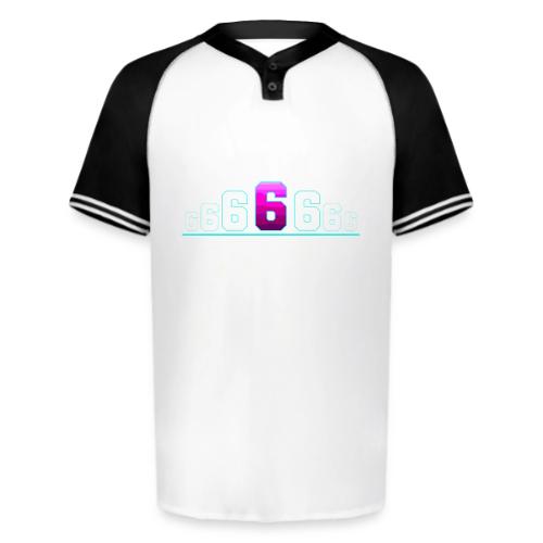 Number 6 in Magenta: Varsity Font - Augusta Sportswear Men's Cutter Henley Jersey