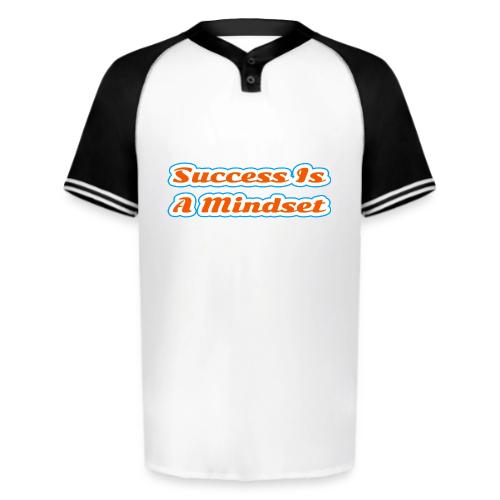 Success Is a Mindset — Motivational Glow Script - Augusta Sportswear Men's Cutter Henley Jersey