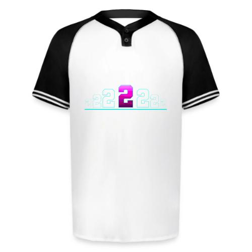 Number 2 in Magenta: Varsity Font - Augusta Sportswear Men's Cutter Henley Jersey