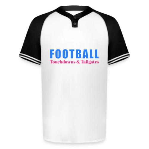 Football Touchdowns & Tailgates Design - Augusta Sportswear Men's Cutter Henley Jersey