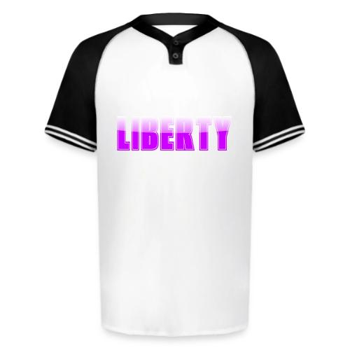 Liberty Typography Graphic Design - Augusta Sportswear Men's Cutter Henley Jersey