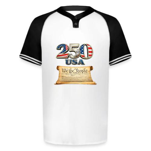 250th anniversary celebration of America - Augusta Sportswear Men's Cutter Henley Jersey