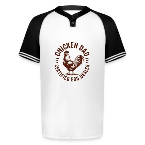 Chicken Dad – Certified Egg Dealer - Augusta Sportswear Men's Cutter Henley Jersey