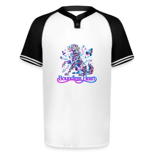 Boundless Heart Neon Galaxy Dog Shirt - Augusta Sportswear Men's Cutter Henley Jersey