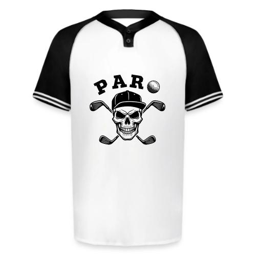 PAR Skull - Golf Gag Gift Tee for Men Cool Vintage - Augusta Sportswear Men's Cutter Henley Jersey