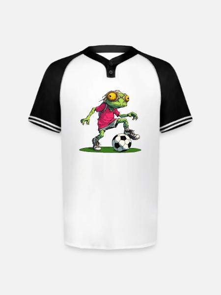 Chameleons Soccer - Augusta Sportswear Men's Cutter Henley Jersey - white/black