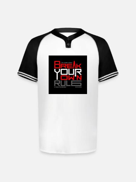 Break_the_limits-_Explosive_Action_Motivatt - Augusta Sportswear Men's Cutter Henley Jersey - white/black