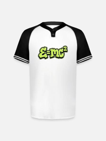 Science Formula Graffiti - Augusta Sportswear Men's Cutter Henley Jersey - white/black