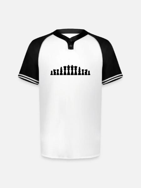 Chess - Augusta Sportswear Men's Cutter Henley Jersey - white/black