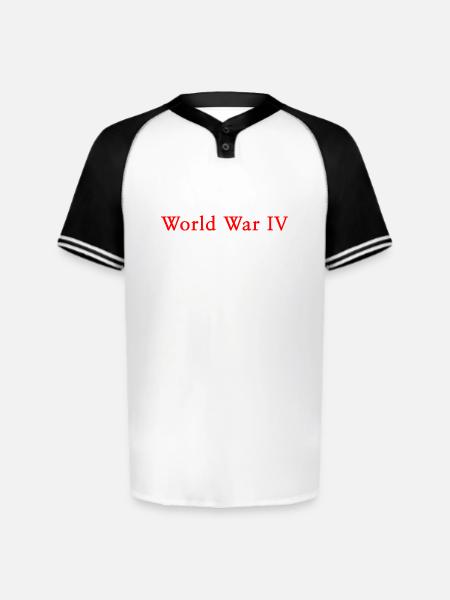 WORLD WAR 4 - Augusta Sportswear Men's Cutter Henley Jersey - white/black
