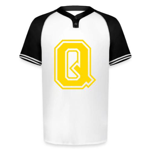 Letter Q – Capital Athletic Alphabet Monogram - Augusta Sportswear Men's Cutter Henley Jersey