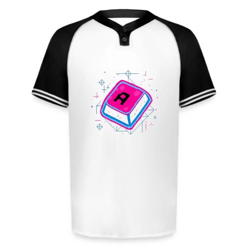 Neon Pixel A Key - Augusta Sportswear Men's Cutter Henley Jersey